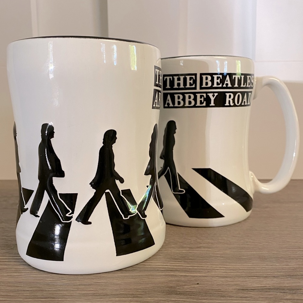 Set of 2 The Beatles Abbey Road Ceramic mug